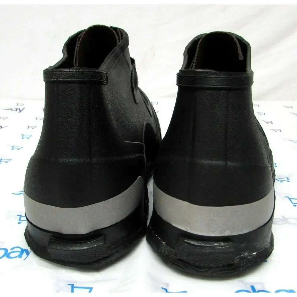 Red Wing men's sz 6 black rubber shoe covers protectors over shoe boots